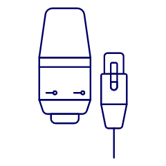 Microphone 23 Illustration from UX Line Set