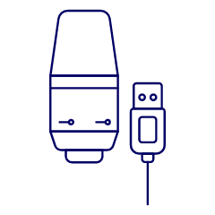 Microphone 24 Illustration from UX Line Set