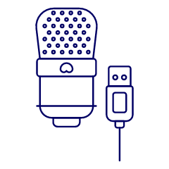 Microphone 27 Illustration from UX Line Set