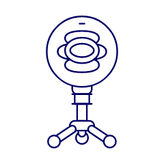 Microphone 6 Illustration from UX Line Set