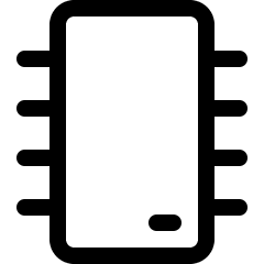 Computer Chip Core Icon from Ultimate Regular Set