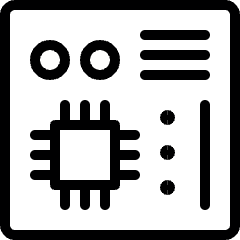 Microchip Board Icon from Ultimate Light Set