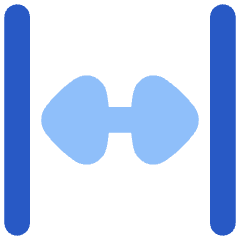 Triangle Arrow Expand Horizontal Icon from Flex Flat Set