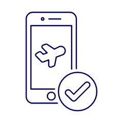 Flight Booking App 2 Illustration from UX Line Set
