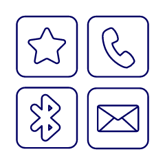 Phone Apps 1 Illustration from UX Line Set
