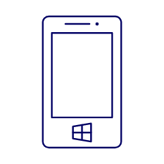 Mobile Phone 4 Illustration from UX Line Set