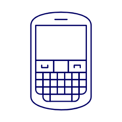 Mobile Phone 5 Illustration from UX Line Set