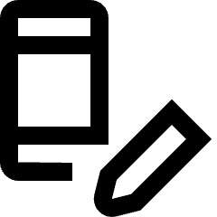 Smartphone Action Edit 2 Icon from Nova Line Set