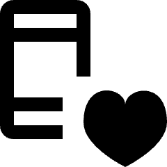 Smartphone Action Favorite Heart Icon from Nova Line Set