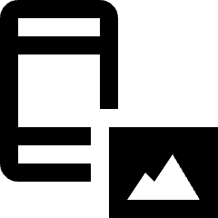 Smartphone Action Image Icon from Nova Line Set