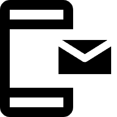 Smartphone Action Mail Icon from Nova Line Set