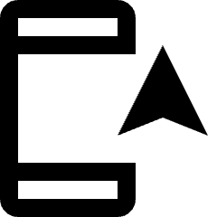 Smartphone Action Navigation Icon from Nova Line Set