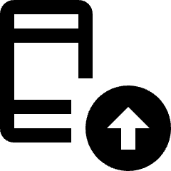 Smartphone Action Upload Icon from Nova Line Set