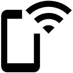 Smartphone Action Wifi Icon from Nova Solid Set