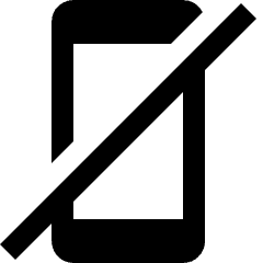 Smartphone Not Allow Icon from Nova Solid Set
