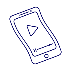 Flexible Phone Illustration from UX Line Set