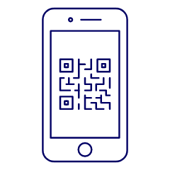 Phone Qr Code Illustration from UX Line Set