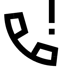 Call Alert Icon from Sharp Line Set
