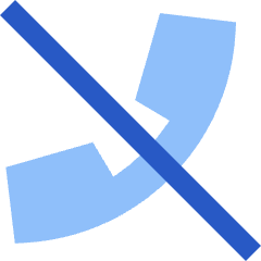 Call Hang Up Icon from Sharp Flat Set