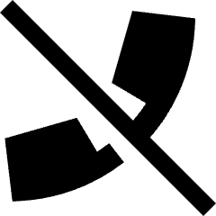 Call Hang Up Icon from Sharp Solid Set