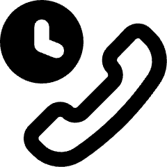 Call Time Duration Icon from Core Remix Set