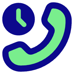 Call Time Duration Icon from Plump Pop Set
