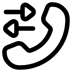 Forwarding Call Icon from Plump Line Set