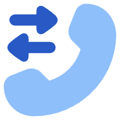 Forwarding Call Icon from Plump Flat Set