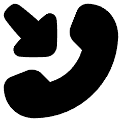 Incoming Call Icon from Plump Solid Set