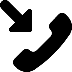 Incoming Call Icon from Core Solid Set