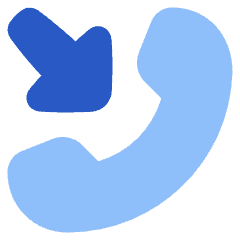 Incoming Call Icon from Plump Flat Set