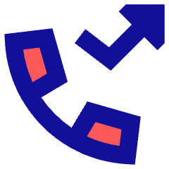 Missed Call Icon from Sharp Pop Set