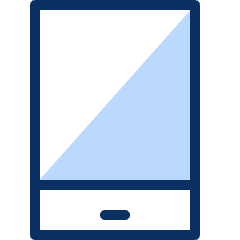 Mobile Phone 1 Icon from Cyber Duotone Set