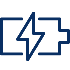 Mobile Phone Battery Charging 2 Icon from Cyber Line Set