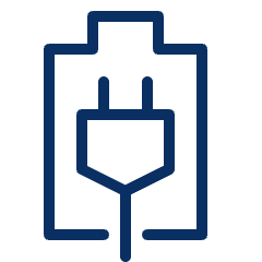 Mobile Phone Battery Charging 3 Icon from Cyber Line Set