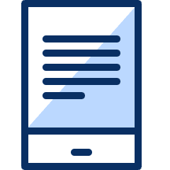 Mobile Phone Note Text Icon from Cyber Duotone Set