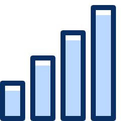 Mobile Phone Signal Very Good Icon from Cyber Duotone Set