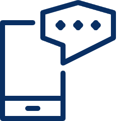 Mobile Phone Typing Icon from Cyber Line Set