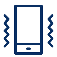 Mobile Phone Vibration Icon from Cyber Line Set