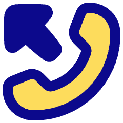 Outgoing Call Icon from Plump Pop Set