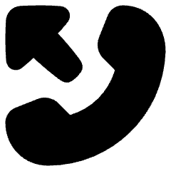 Outgoing Call Icon from Plump Solid Set