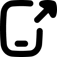 Phone Add To Home Screen Icon from Flex Solid Set