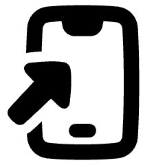 Phone Add To Home Screen Icon from Plump Solid Set