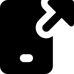 Phone Add To Home Screen Icon from Core Solid Set