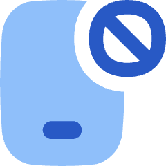 Phone App Blocking Icon from Flex Flat Set