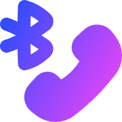 Phone Call Bluetooth Speaker Icon from Flex Gradient Set