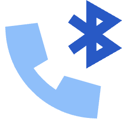 Phone Call Bluetooth Speaker Icon from Sharp Flat Set