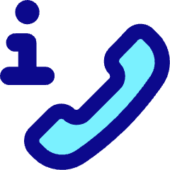 Phone Call Caller Id Information Center Icon from Core Pop Set
