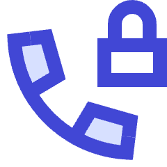 Phone Call Locked Icon from Sharp Duo Set
