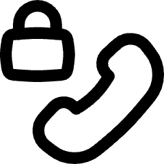 Phone Call Locked Icon from Flex Line Set